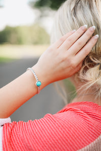 Natural Stone Cuff Bracelet