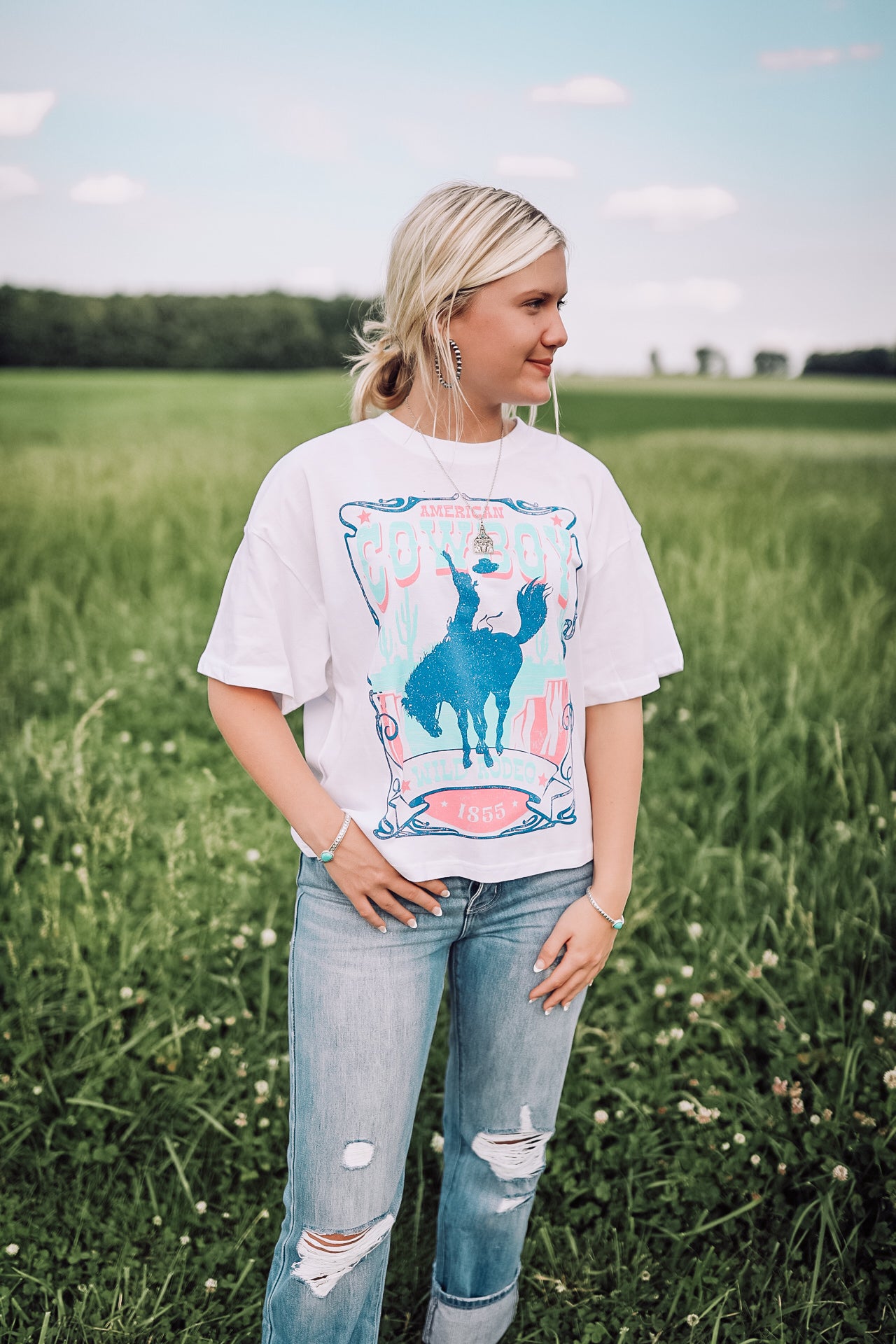 Wild Rodeo Graphic Tee - Long Crop