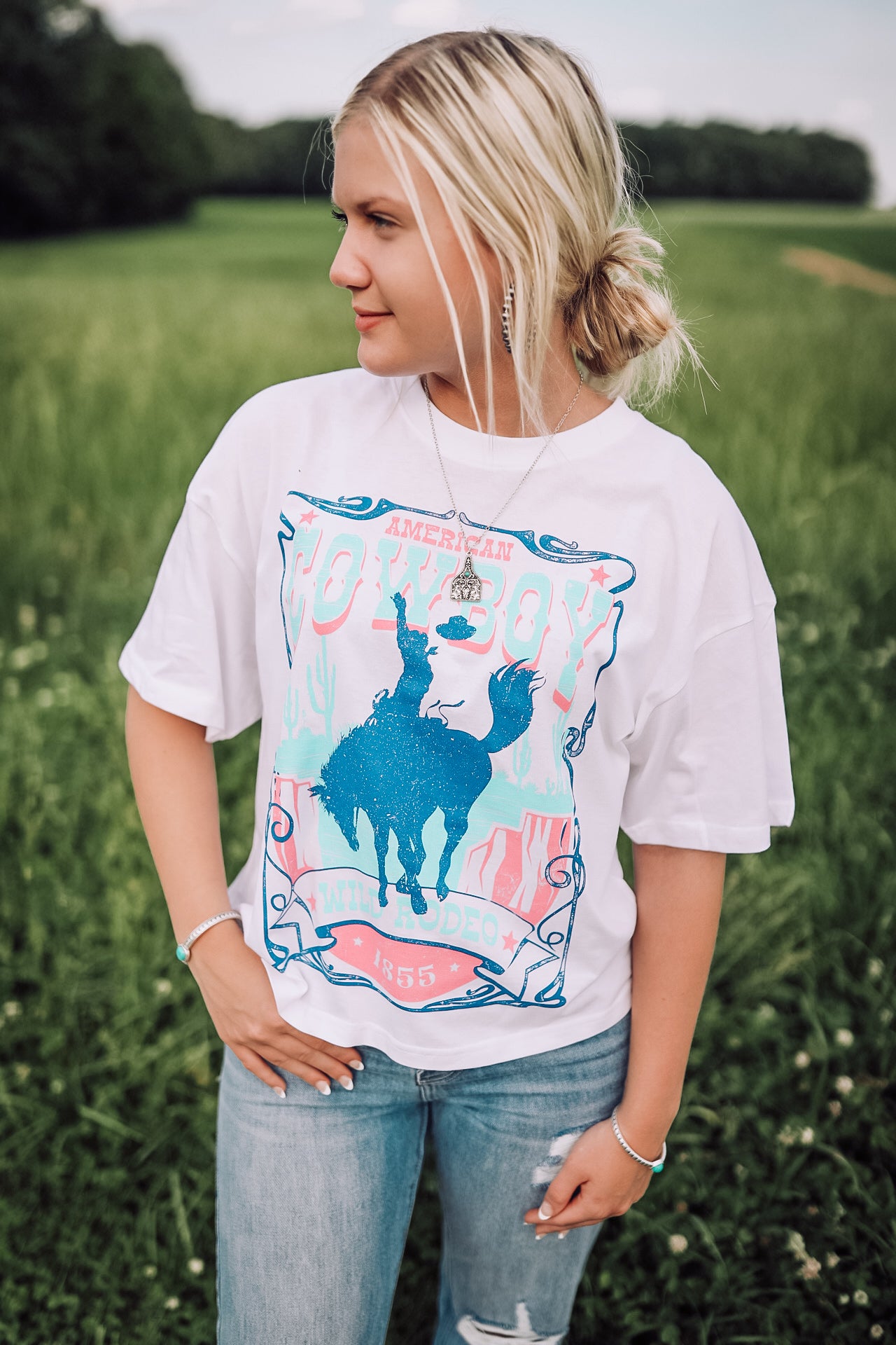 Wild Rodeo Graphic Tee - Long Crop