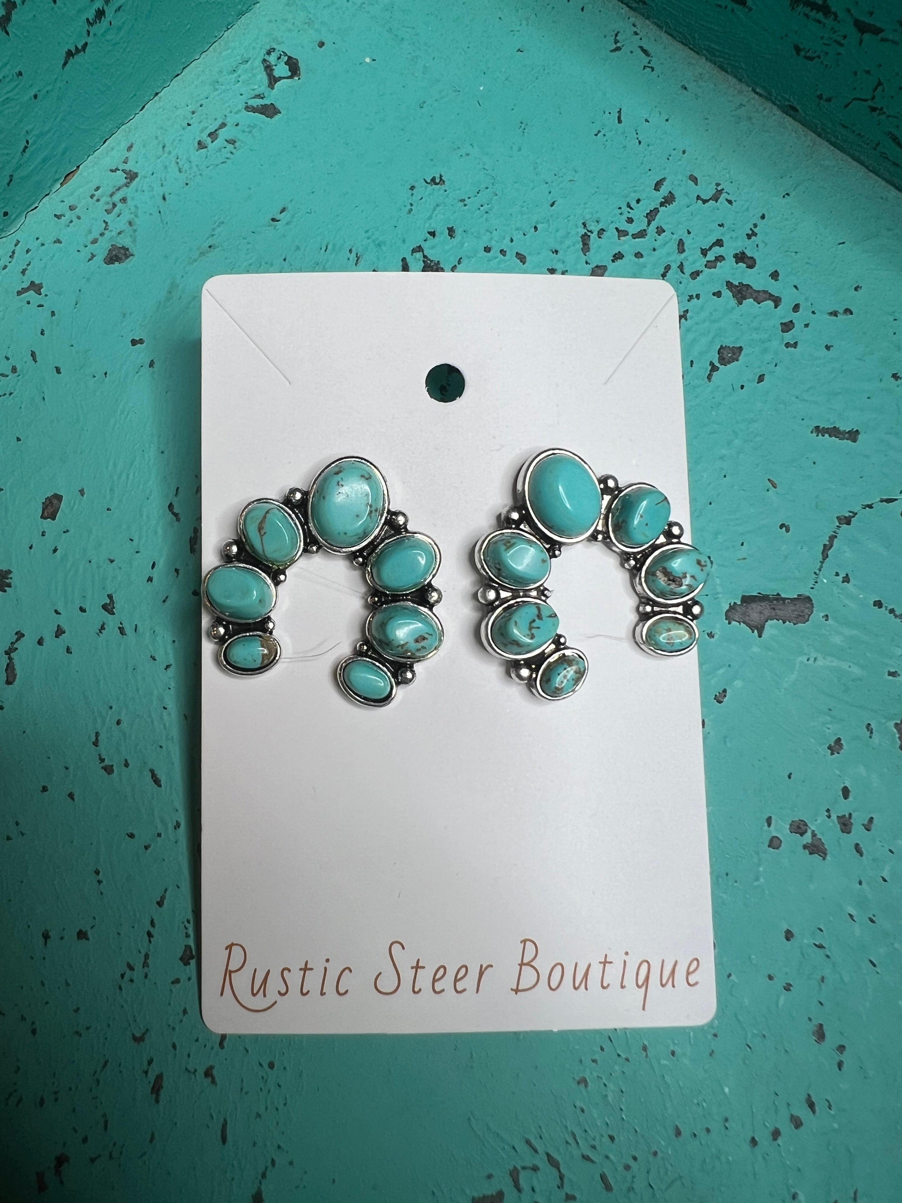 Squash Blossom Stud Earrings